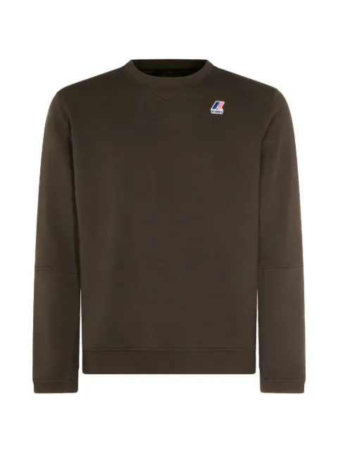 K-Way logo-patch sweater Brown K1126FWWMR