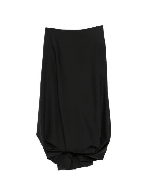 Róhe twisted skirt Black 42032225