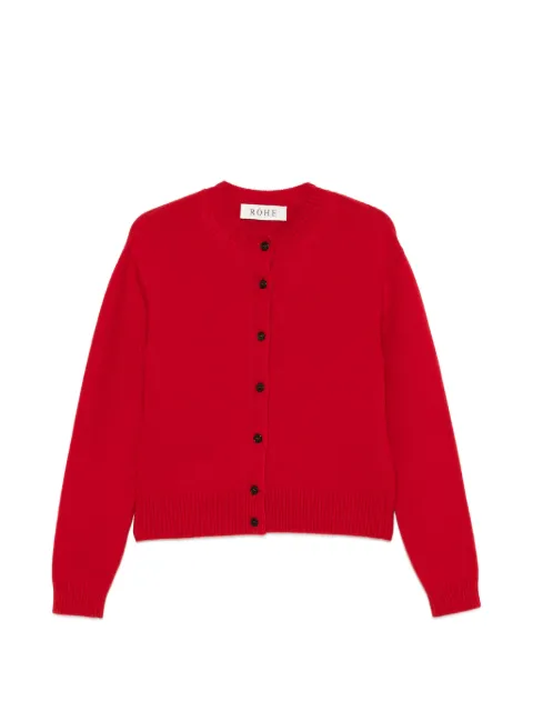 Róhe classic cardigan Red 42023356