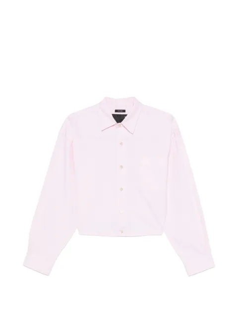 R13 split-hem buttoned shirt Pink R13WR639