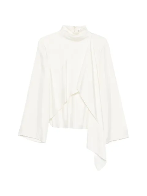 Róhe long-sleeve layered blouse White 42020356