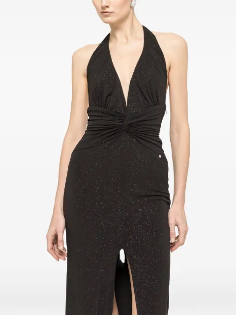NISSA backless maxi dress Black RS16518