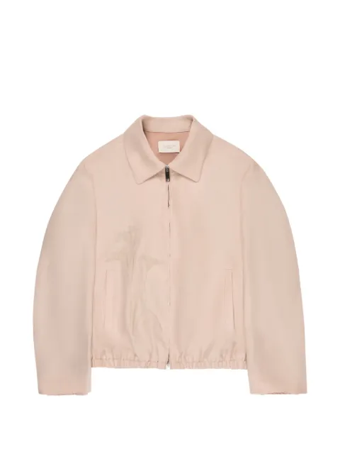 slowear floral-embroidered bomber jacket Pink 6C2042N7058