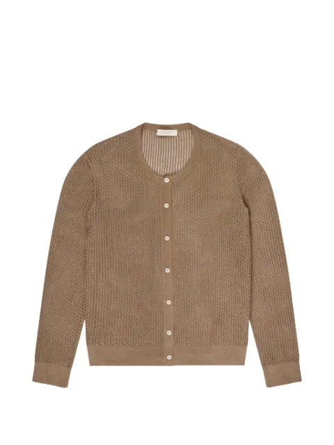 Zanone open-knit cardigan Brown 850276ZA491