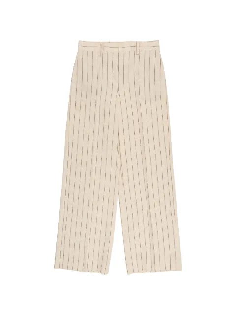 slowear pinstripe trousers Neutrals 173874D7067