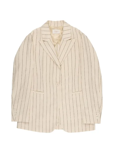 Montedoro pinstripe blazer Neutrals 6B1033N7067