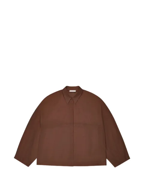 Glanshirt muslin shirt Brown 5S1031L6599