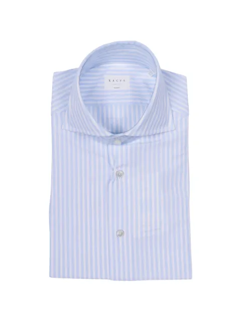 Xacus Active button-down striped shirt Blue ACT521ML21609