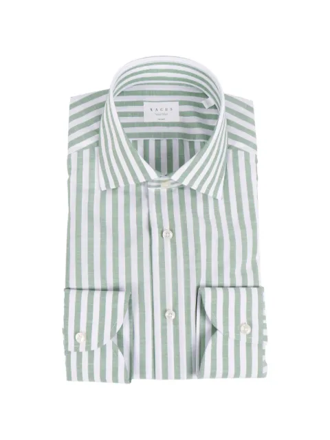 Xacus Travel Shirt stripe-print shirt Green WF536ML21834