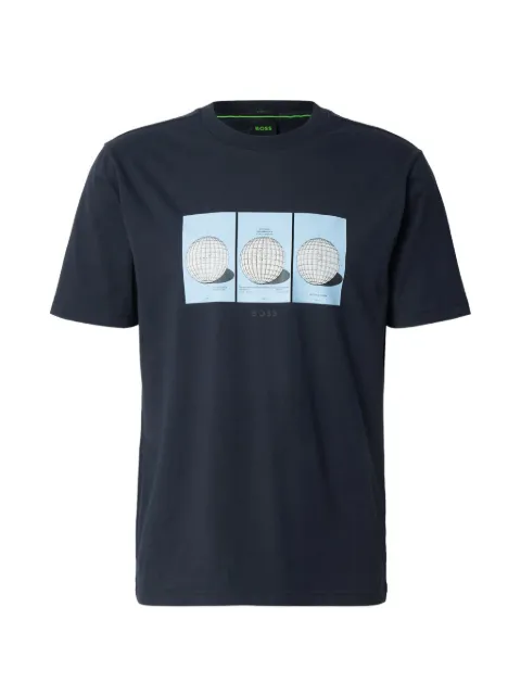 BOSS Terrace Photo T-shirt Blue 50559353