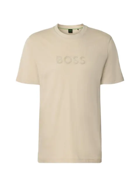 BOSS logo-detail T-shirt Neutrals 50559361