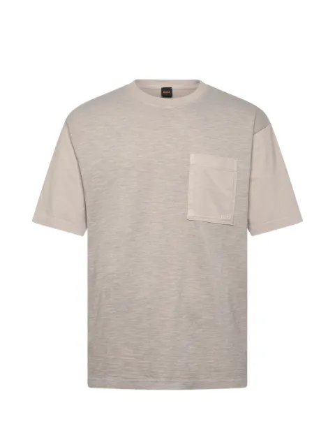 BOSS pocket short-sleeve T-shirt Grey 50562074