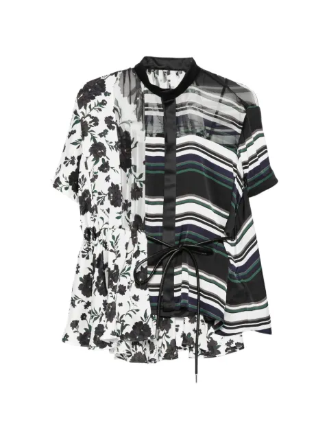 sacai short-sleeve blouse White 2608525