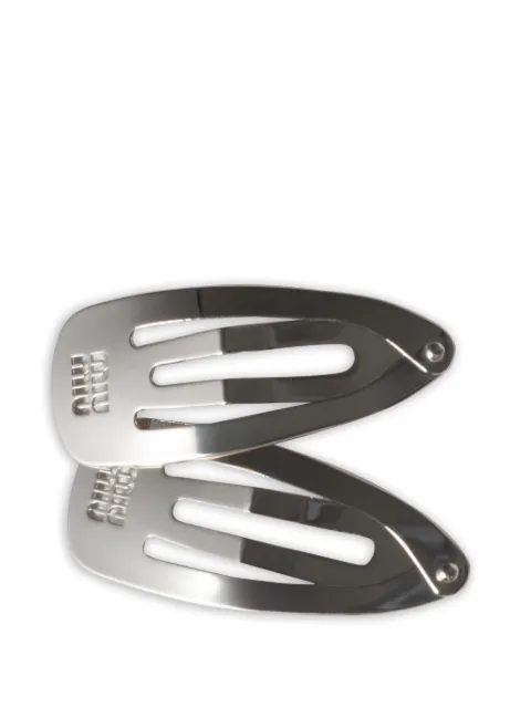 Miu Miu metal hair clips Silver 5IF2912DTU
