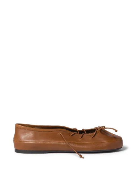 Miu Miu nappa leather ballerinas Brown 5F636EF005EFX