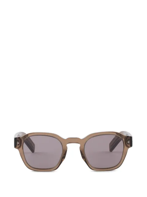 Prada Eyewear sunglasses with the iconic metal plaque Brown SPRA16C049E28I