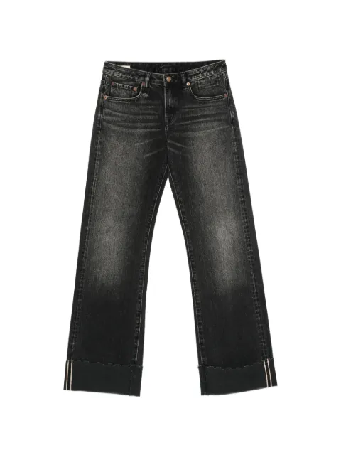 R13 Effie cuffed jeans Black R13WD261