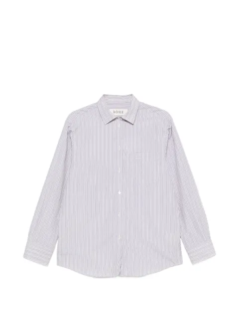 Róhe striped cotton shirt Grey 42019276