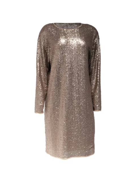 Max Mara sequinned mini dress Gold RFCPUUSCL715558W