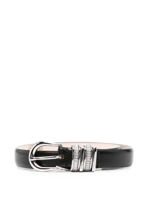 Déhanche Hollyhock crystal-embellished belt Black HOLLYCRYSBLACKS