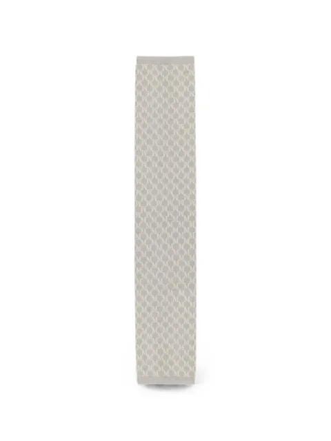 Max Mara monogram-pattern scarf Grey 2424746022600