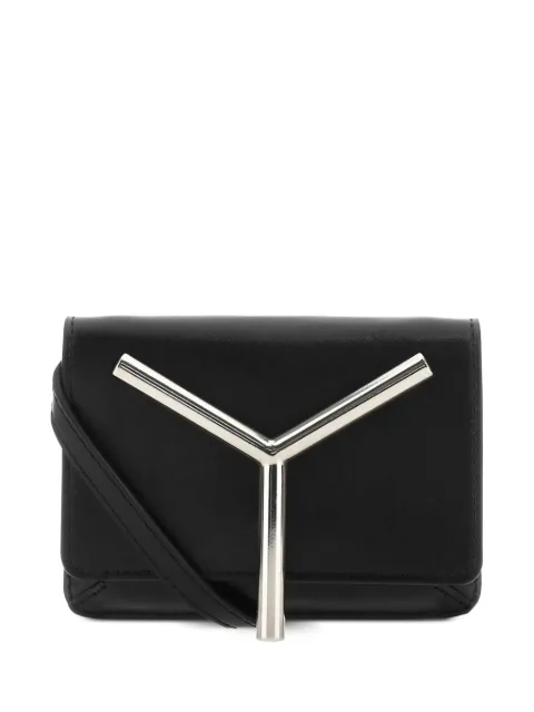 Y/Project leather cross body bag Black WBAG16S24S27