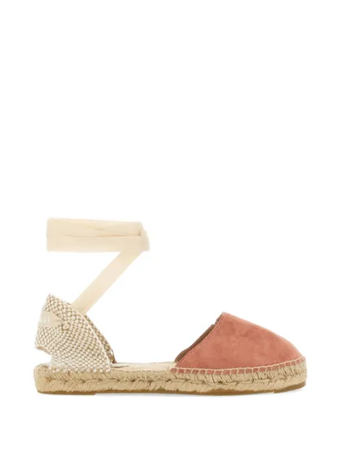 Manebi suede tie-fastening sandals Brown R70P0