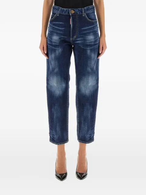 DSQUARED2 Boston flag-patch jeans Blue S75LB0799