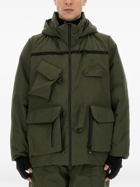 SOUTH2 WEST8 X Nanga hooded pocket jacket Green NS855
