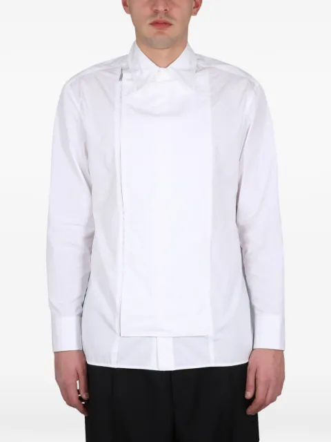 Jil Sander zip-detail shirt White J21DL0010