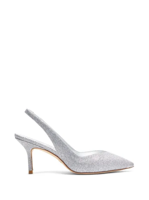 Stuart Weitzman Eva slingback pumps Silver SG903