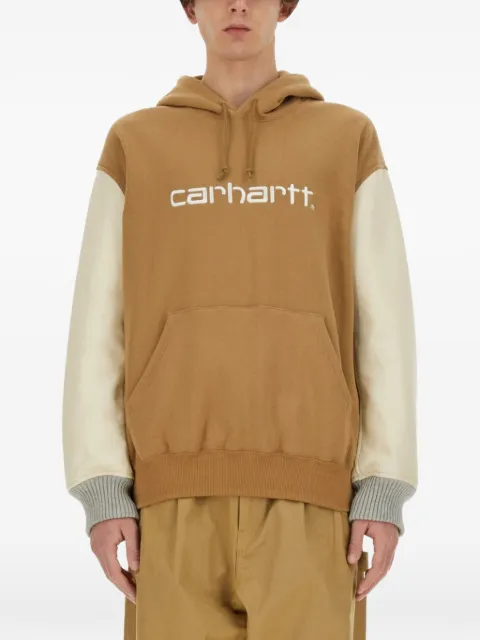 Junya Watanabe MAN x Carhartt colour-block hoodie Brown WMT905100