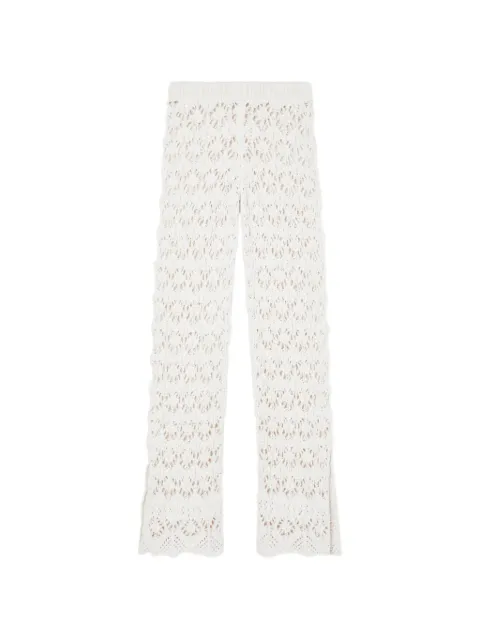 Alanui Lagoon Romance trousers Neutrals LWHG018R26KNI001OFOF