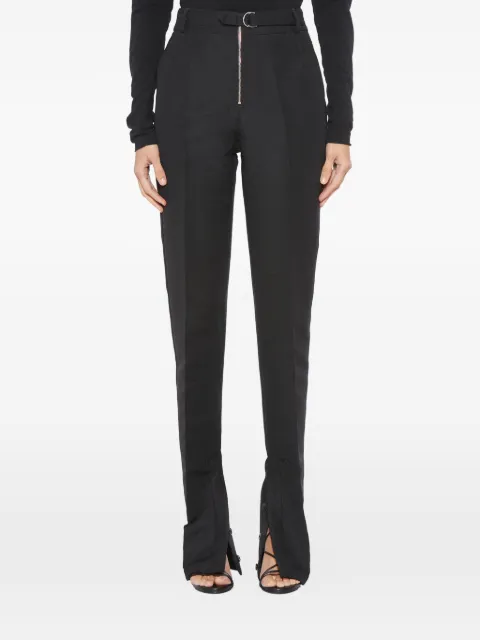 CAPASA MILANO zip slim trousers Black E71P003101480801