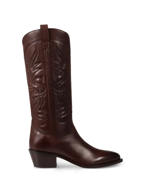 Sartore leather western-style boots Brown SR4415SALICETESTADIMORO