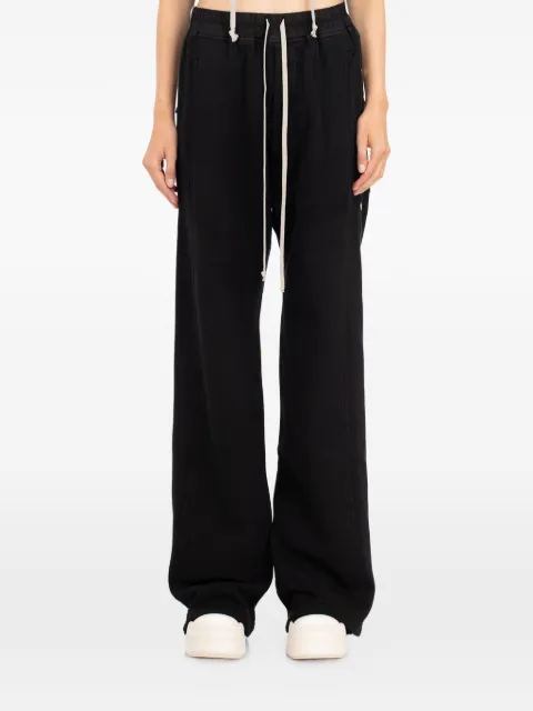 Rick Owens DRKSHDW Pusher button-detail trousers Black LDS01E3336F09