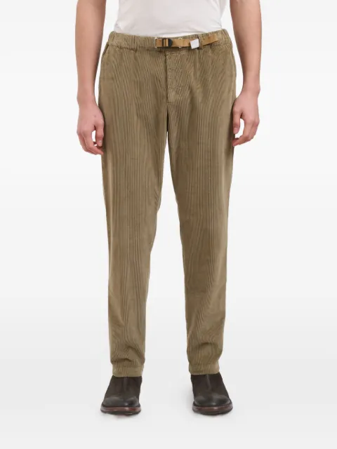 White Sand corduroy-texture trousers Green M25WSU6618127