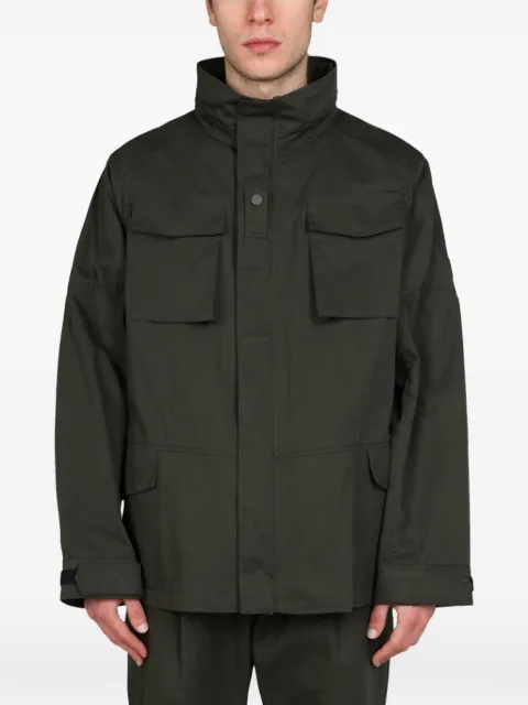 Lardini long-sleeve pocket jacket Green EMJ03