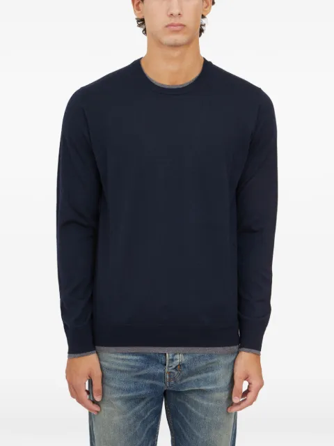 Paolo Pecora crew-neck sweater Blue A013F001