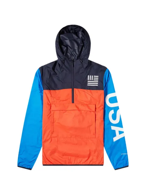 The North Face printed packable jacket Orange NF0A4CLOTT4