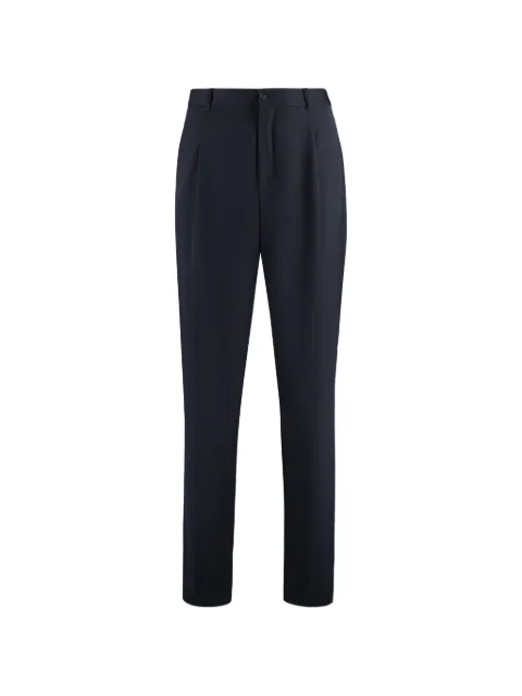 Giorgio Armani front-pleats virgin wool trousers Blue GM000012TE10047