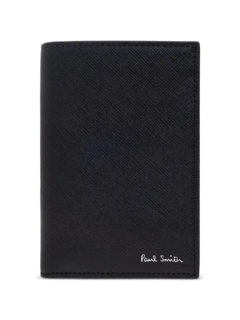 Paul Smith logo-print leather cardholder Black M1A4774