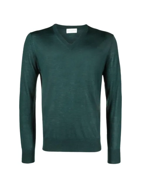 Ballantyne V-neck sweater Green B2P15516W02