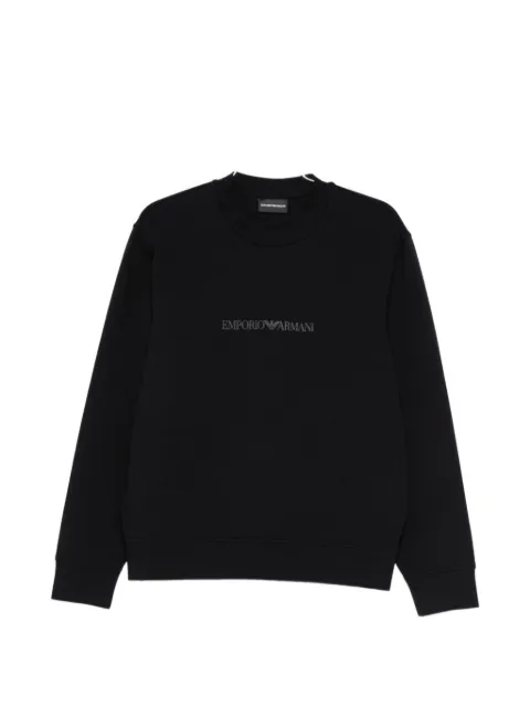 Emporio Armani logo cotton sweatshirt Black EM004541AF10013