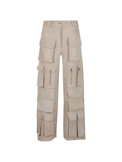 FERMAS belt-loops cargo trousers Neutrals CARGOPANTS