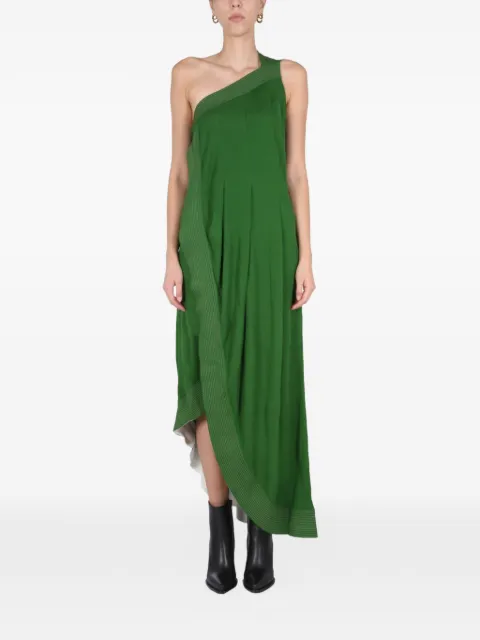 Givenchy asymmetric midi dress Green BW20H4