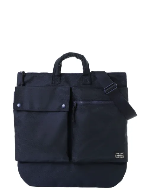 Porter-Yoshida & Co. pocket top-handle shoulder bag Blue 7840546350