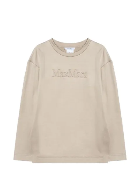Max Mara embossed sweatshirt Neutrals BERMACO
