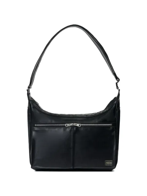 Porter-Yoshida & Co. zip shoulder bag Black 7071516410