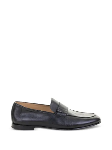 Neil Barrett round-toe Penny leather loafers Black 251U0331